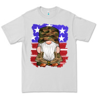 Dove Grey military gnomes boots american flag Premium Tee - Artiststas