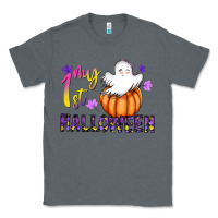 Charcoal Heather my 1st halloween Classic Tee - CowhideDigitalArt