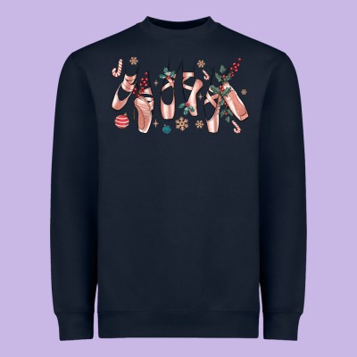 Heavyweight Sweatshirt christmas ballerina shoes