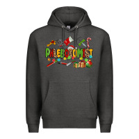 Charcoal Heather christmas phlebotomist Premium Hoodie - MaliasSmallBusiness