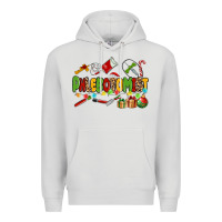 Dove Grey christmas phlebotomist Premium Hoodie - MaliasSmallBusiness