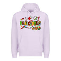 Lilac christmas phlebotomist Premium Hoodie - MaliasSmallBusiness