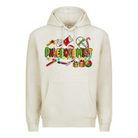 Oatmeal Heather christmas phlebotomist Premium Hoodie - MaliasSmallBusiness