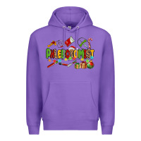 Purple christmas phlebotomist Premium Hoodie - MaliasSmallBusiness