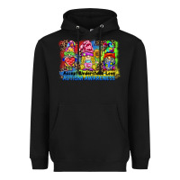 Black accept understand love autism awareness western background Heavyweight Hoodie - BarkalooDesign