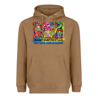 Toasted Coconut accept understand love autism awareness western background Heavyweight Hoodie - BarkalooDesign