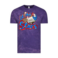 Cloud Purple oh my stars chicken Vintage Tee - Zillion Design Studio