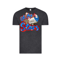 Vintage Black oh my stars chicken Vintage Tee - Zillion Design Studio