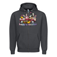 Smoke happy easter trucks Zipper Hoodie - AdoDesignShop