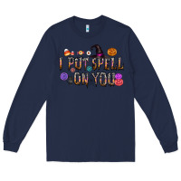 Navy i put speel on you Long Sleeve Tee - CowhideDigitalArt