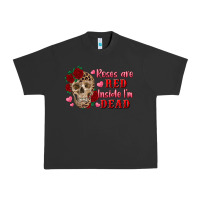 Pigment Black roses are red inside i'm dead Skull Urban Heavy Tee - RanaPortraitStore