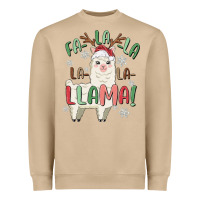 Mushroom fa la la llama Heavyweight Sweatshirt - MaliasSmallBusiness