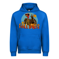 Cobalt Fall Vibes Turkey Urban Hoodie - LillyAllenDesigns