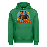Emerald Fall Vibes Turkey Urban Hoodie - LillyAllenDesigns