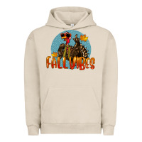 Pigment French Oak Fall Vibes Turkey Urban Hoodie - LillyAllenDesigns
