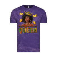 Cloud Purple beautiful black queen Vintage Tee - texasbilliewilder