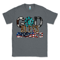 Charcoal Heather god bless america Classic Tee - SublimationCraftShop