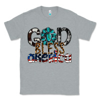 Heather Grey god bless america Classic Tee - SublimationCraftShop
