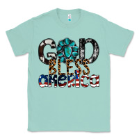 Seafoam god bless america Classic Tee - SublimationCraftShop
