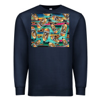 Navy Western Teacher Pencil Premium Sweatshirt - LillyAllenDesigns