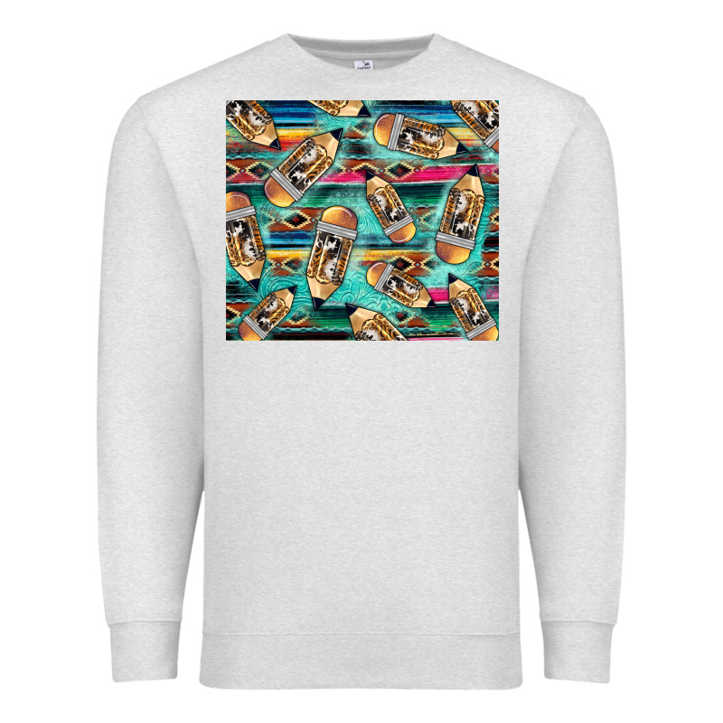 Western Teacher Pencil Premium Sweatshirt by LillyAllenDesigns | Teevron