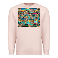 Pale Pink Western Teacher Pencil Premium Sweatshirt - LillyAllenDesigns