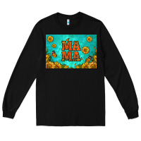 Black sunflowers mama skinny metal can holder Long Sleeve Tee - HRA Design Shop