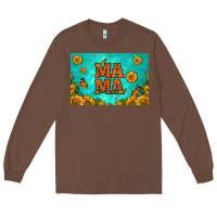 Chestnut sunflowers mama skinny metal can holder Long Sleeve Tee - HRA Design Shop