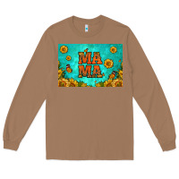 Sunflowers Mama Skinny Metal Can Holder Long Sleeve Tee | Teevron
