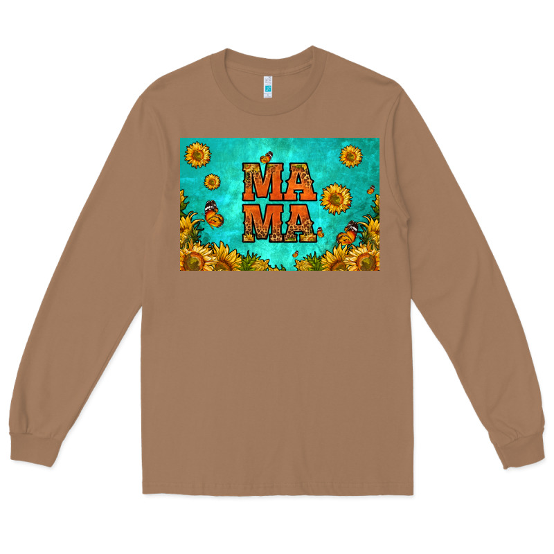 Sunflowers Mama Skinny Metal Can Holder Long Sleeve Tee by HRA Design Shop | Teevron