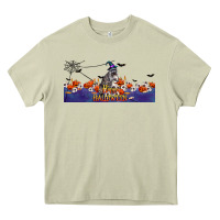 Mossy Happy Halloween Raccon Heavy Core Tee - LillyAllenDesigns