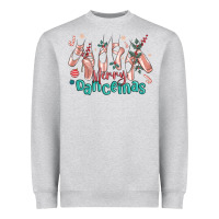 Heather Grey merry dancemas christmas ballet Heavyweight Sweatshirt - MaliasSmallBusiness