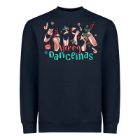 Navy merry dancemas christmas ballet Heavyweight Sweatshirt - MaliasSmallBusiness
