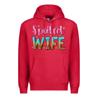 Cardinal spoiled wife Premium Hoodie - NancyCooperArtShop