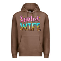 Chestnut spoiled wife Premium Hoodie - NancyCooperArtShop
