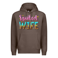 Coffee spoiled wife Premium Hoodie - NancyCooperArtShop