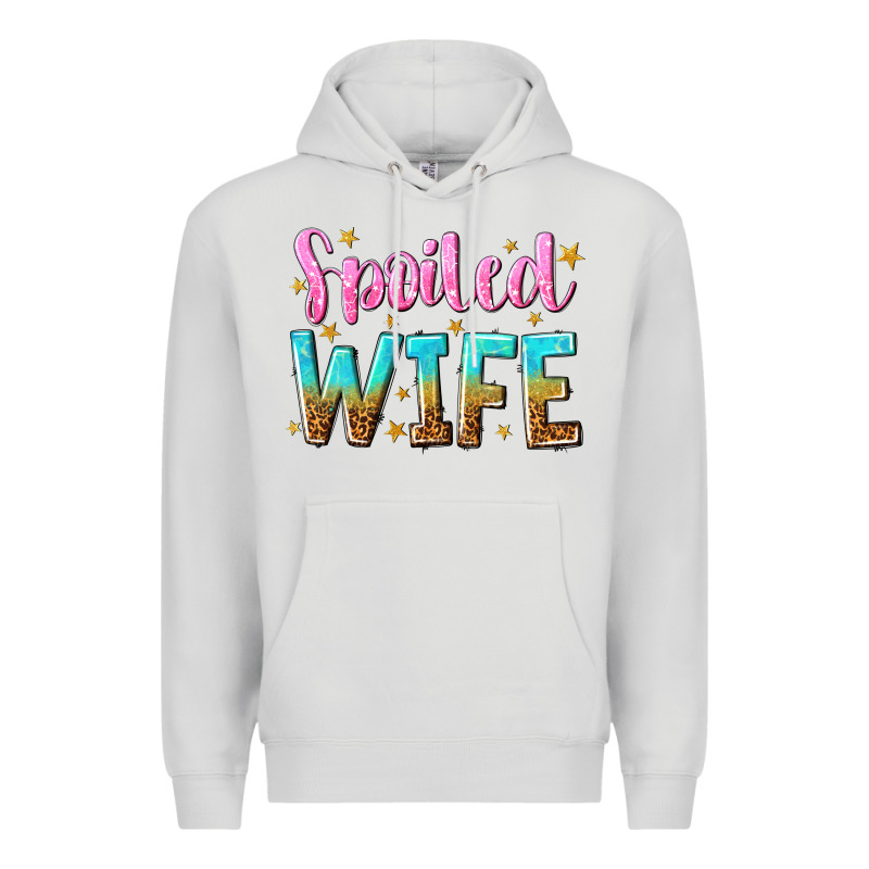 Spoiled Wife Premium Hoodie by NancyCooperArtShop | Teevron