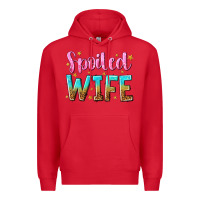 Red spoiled wife Premium Hoodie - NancyCooperArtShop