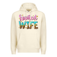 Sandshell spoiled wife Premium Hoodie - NancyCooperArtShop