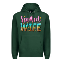 Sports Green spoiled wife Premium Hoodie - NancyCooperArtShop