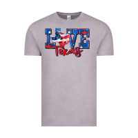 Vintage Zinc love texas map Vintage Tee - Zillion Design Studio