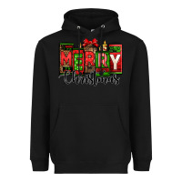Black merry christmas license plate letters Heavyweight Hoodie - Jasminsmagicworld