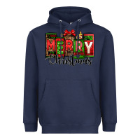 Navy merry christmas license plate letters Heavyweight Hoodie - Jasminsmagicworld