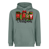 Sage merry christmas license plate letters Heavyweight Hoodie - Jasminsmagicworld