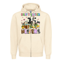 Sandshell happy easter heifer's Zipper Hoodie - AdoDesignShop