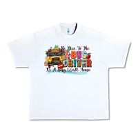White be nice to the bus driver its a long walk home Urban Heavy Tee - texasbilliewilder