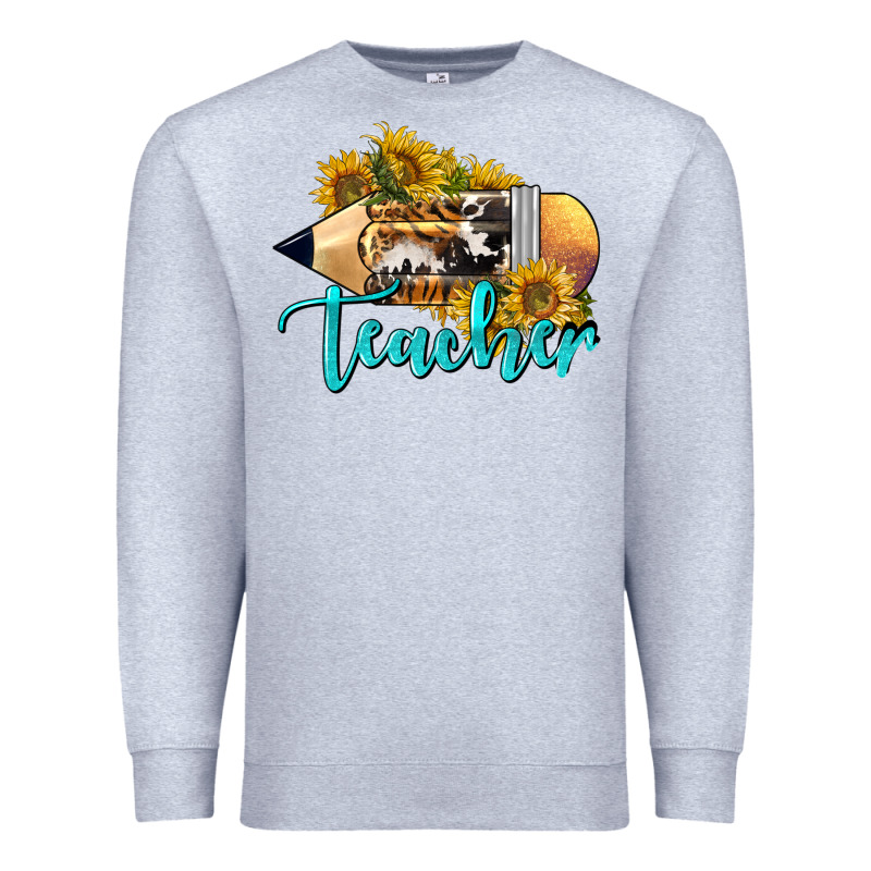 Western Teacher Pencil Premium Sweatshirt by LillyAllenDesigns | Teevron