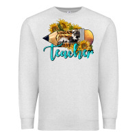 Oatmeal Heather Western Teacher Pencil Premium Sweatshirt - LillyAllenDesigns