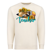 Sandshell Western Teacher Pencil Premium Sweatshirt - LillyAllenDesigns