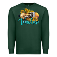 Sports Green Western Teacher Pencil Premium Sweatshirt - LillyAllenDesigns